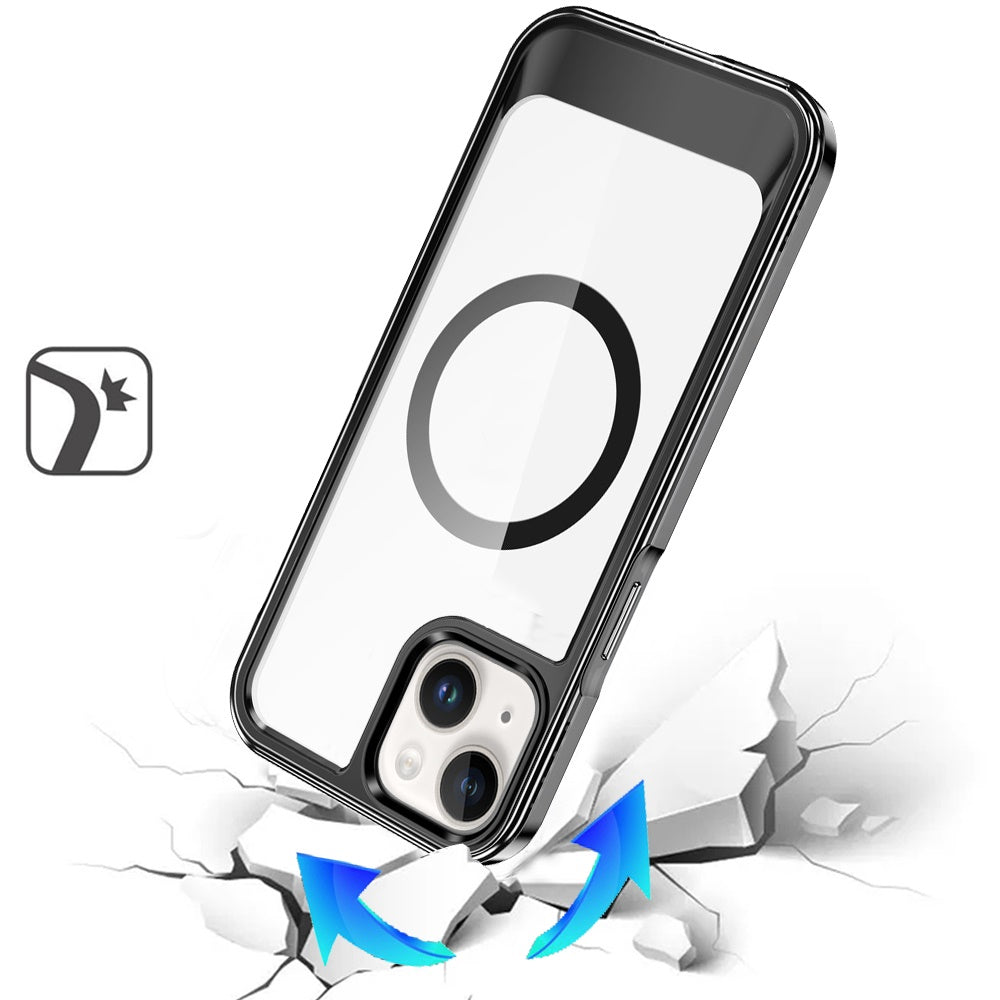 Thick Transparent/Black - iPhone 15