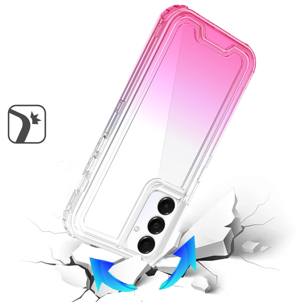 3in1 Two Tone Shockproof Clear/Pink - Samsung A16 5G