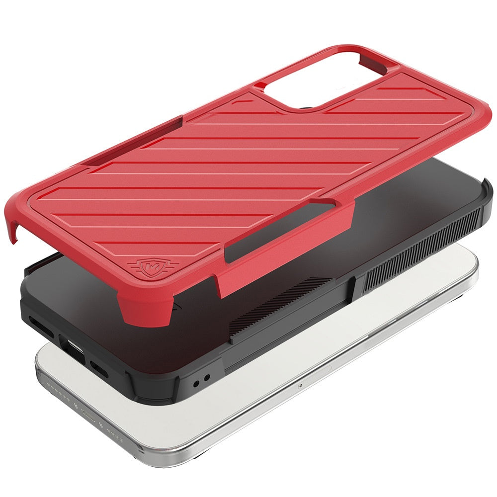 Dual Layer Case Red/Black - Samsung A15 5G