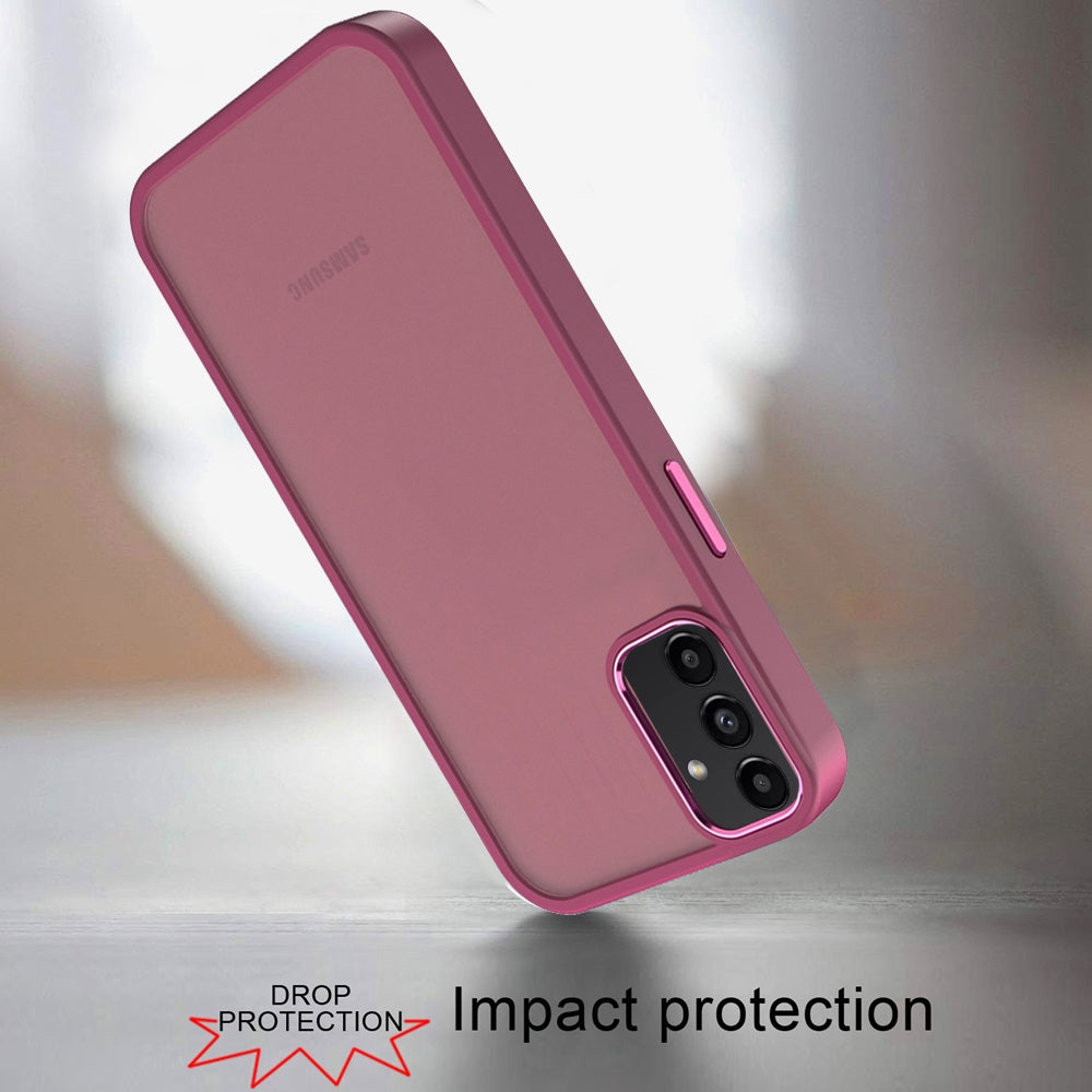 Thick Silk Style Burgundy - Samsung A15 5G