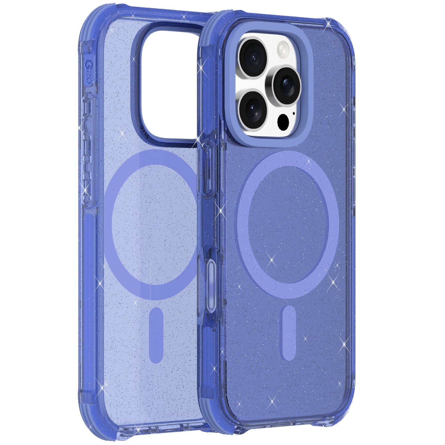 GLITTER MAGSAFE BLUE - IPHONE 16 PRO
