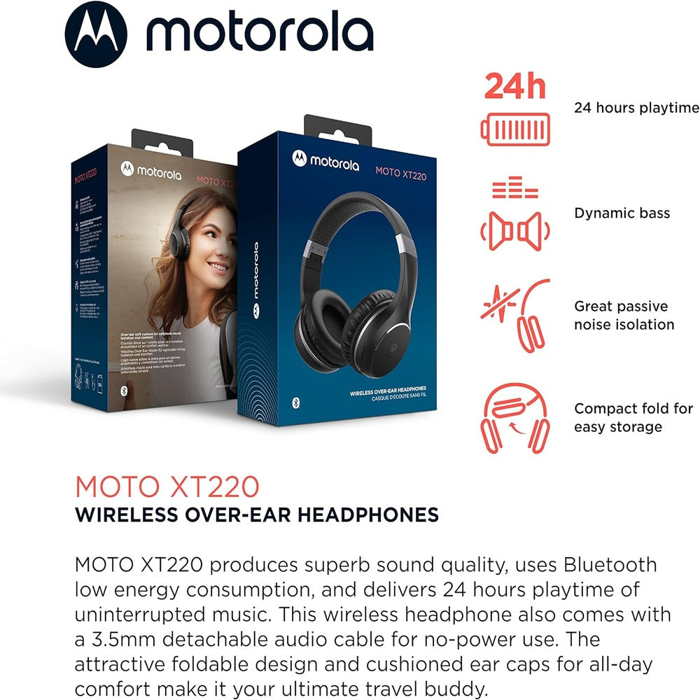 Motorola Wireless Headphones with Microphone