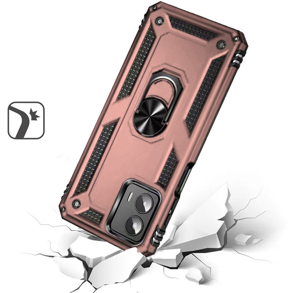 Ring Magnetic Kickstand Rose Gold - Motorola Moto G 5G 2024