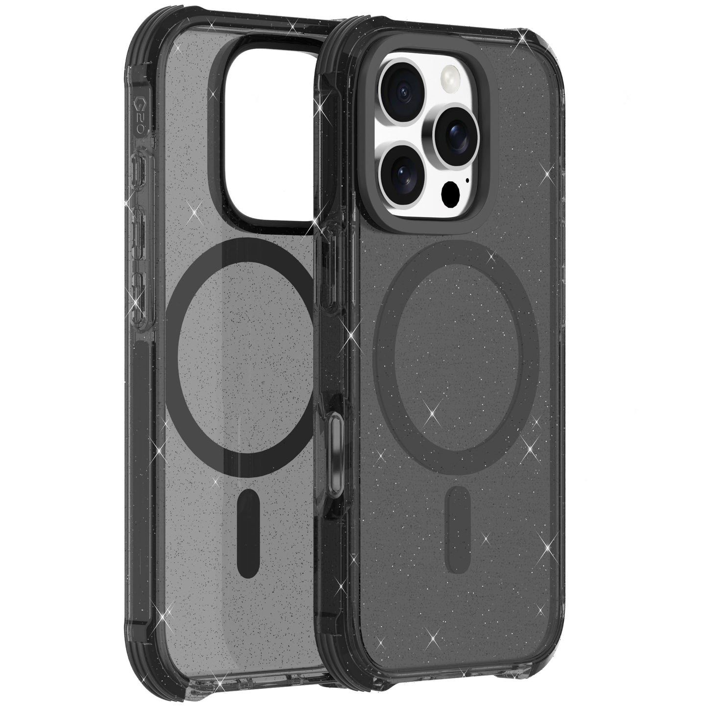 GLITTER MAGSAFE BLACK - IPHONE 16 PRO
