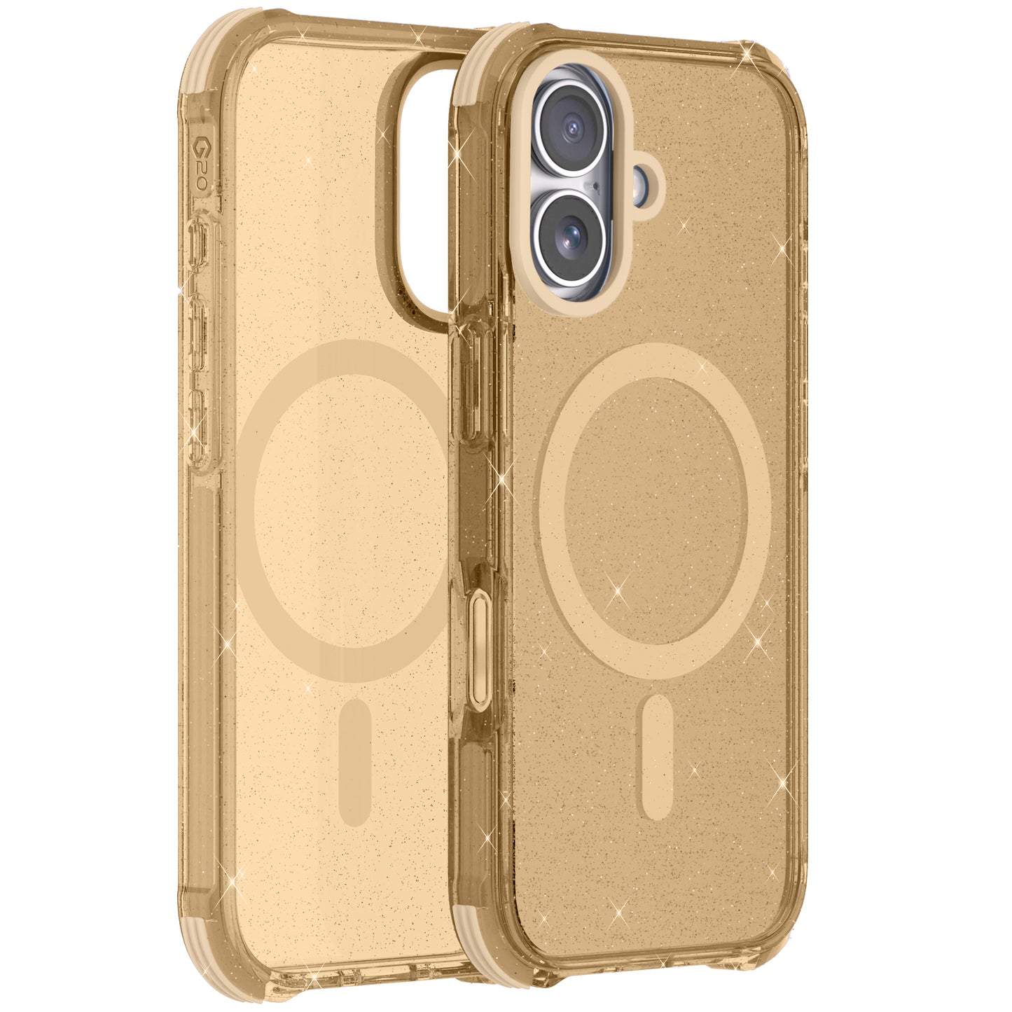 GLITTER MAGSAFE GOLD - IPHONE 16 PLUS