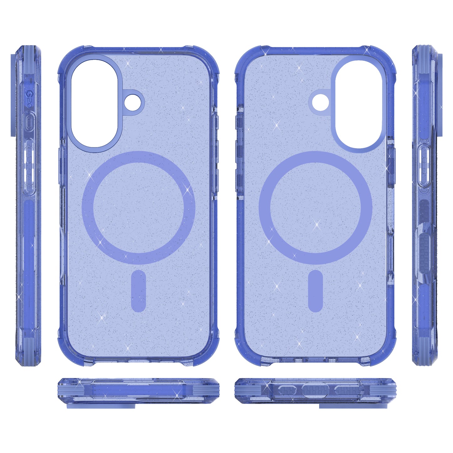 GLITTER MAGSAFE BLUE - IPHONE 16