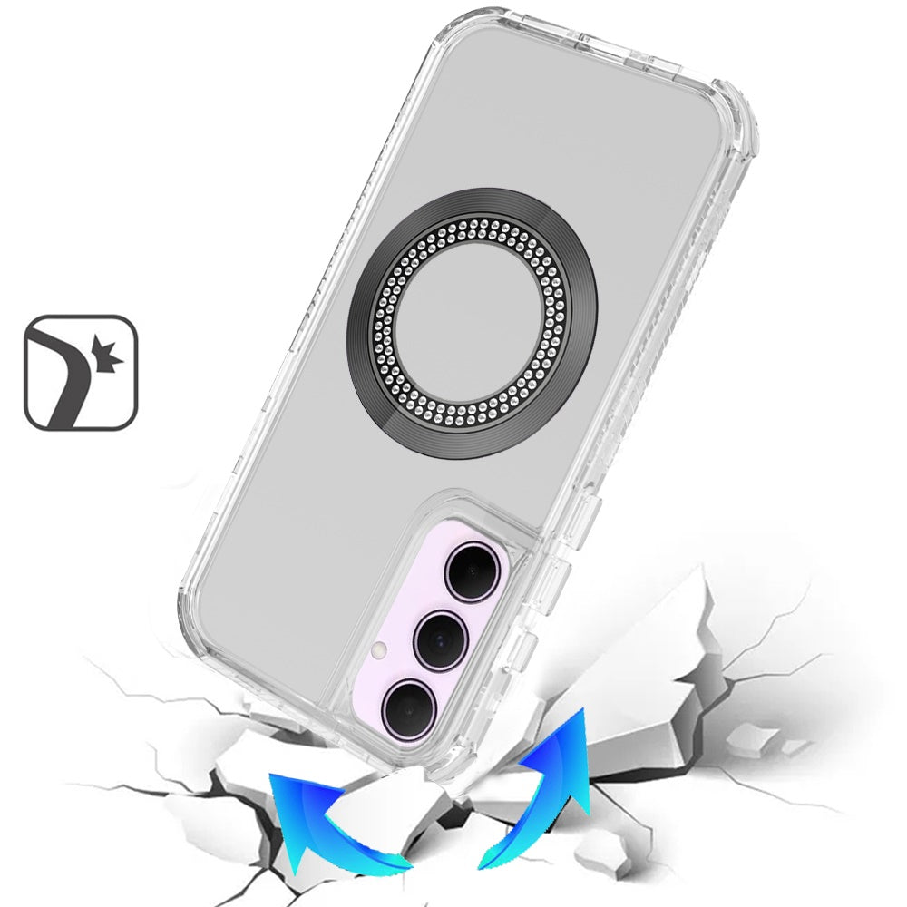 Magnetic Ring Circle 3in1 Clear - Samsung A36 5G