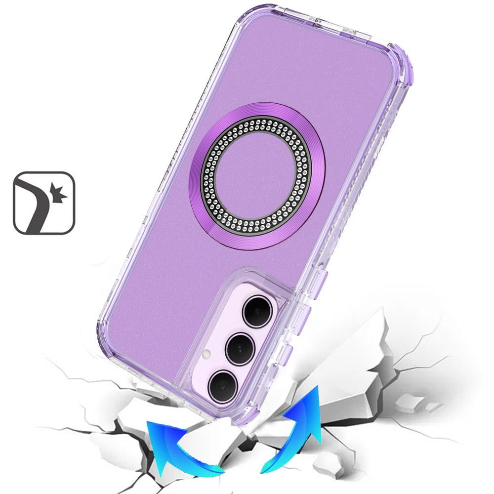 Magnetic Ring Circle 3in1 Purple - Samsung A36 5G