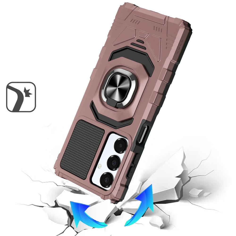 Magnetic Ring Stand Case Rose Gold - Samsung A16 5G