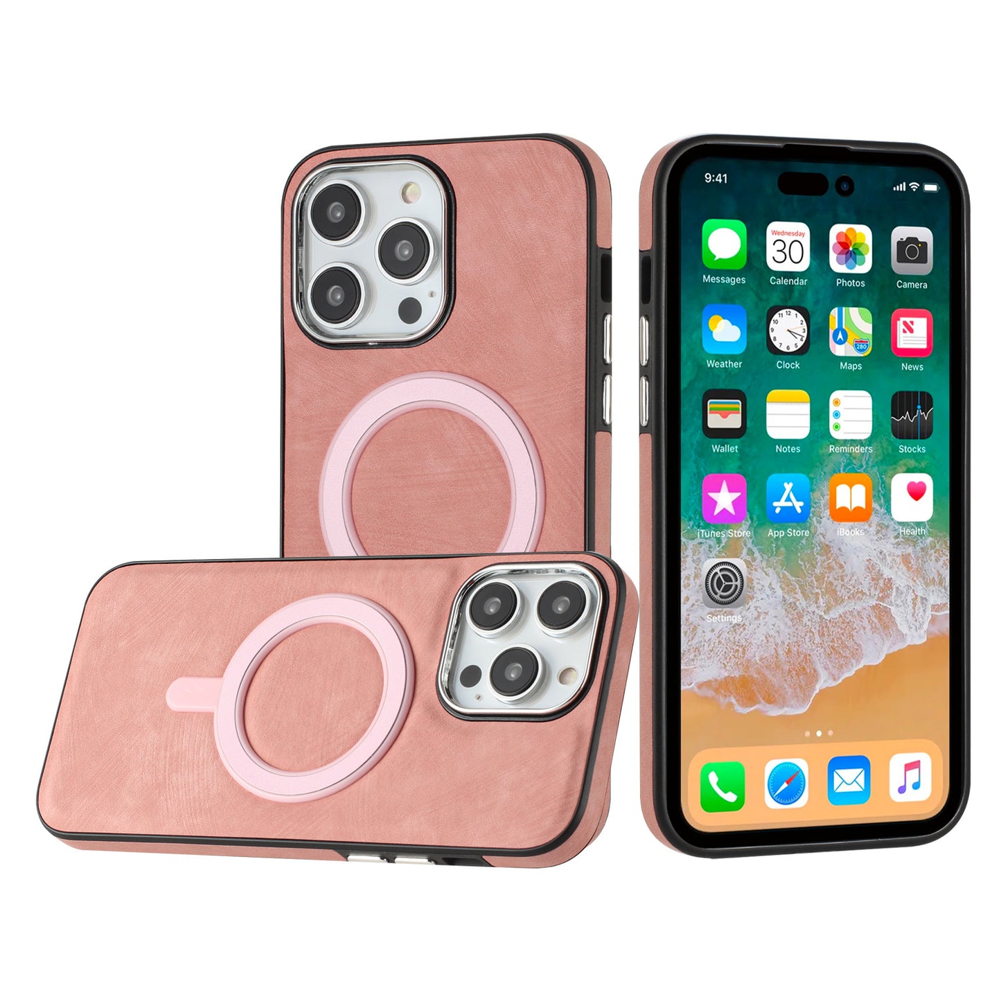 Chrome Edged Camera Pink - iPhone 13/14