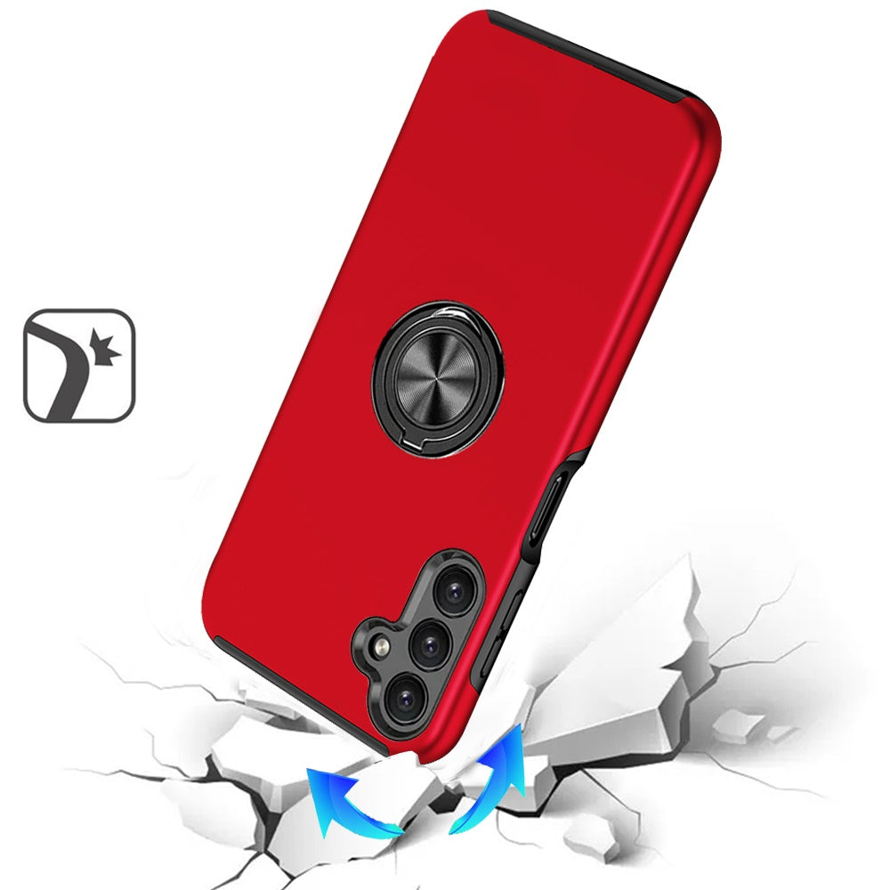 Painted Magnetic Ring Stand Red - Samsung Galaxy A36