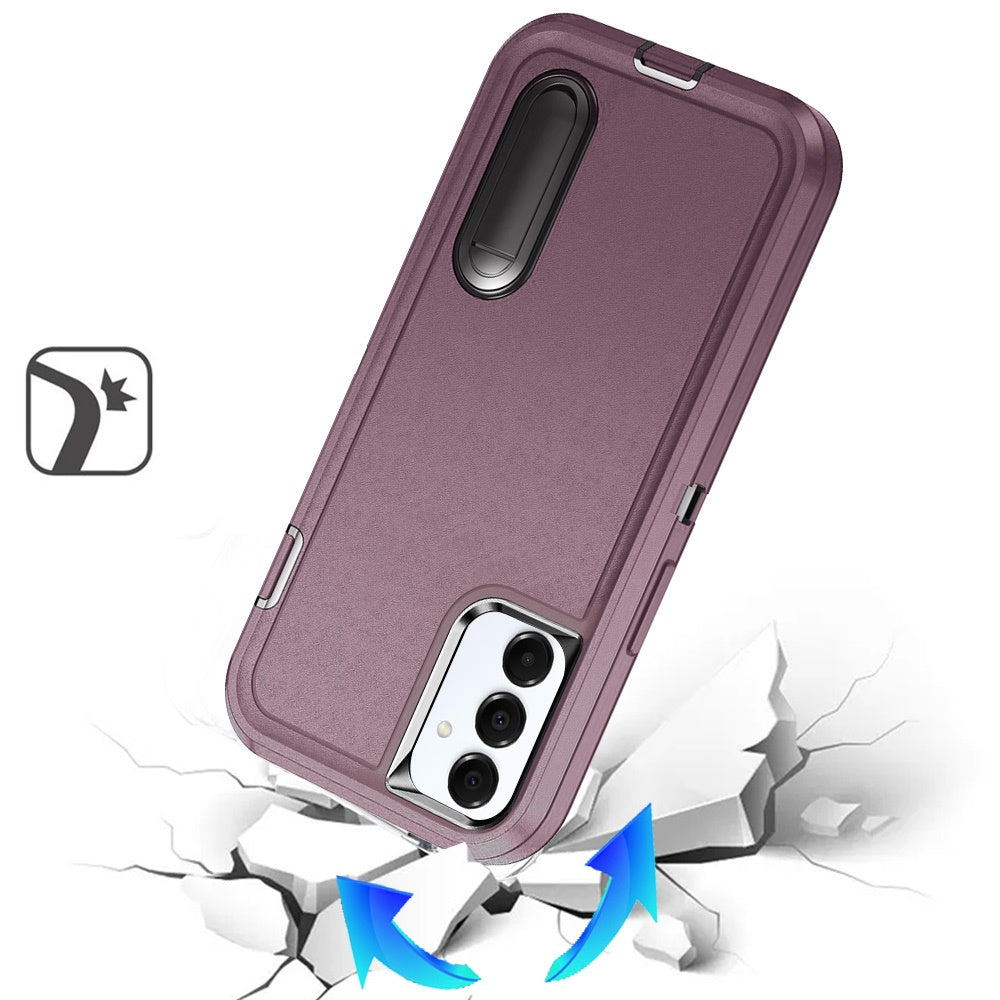 3in1 Stand Cover Case Burgundy/Black - Samsung A16 5G
