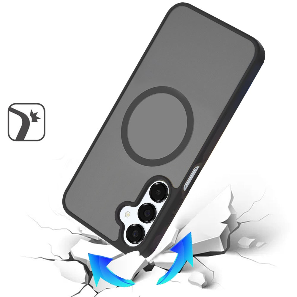 Magnetic Circle Smooth Matte Black - Samsung A16 5G