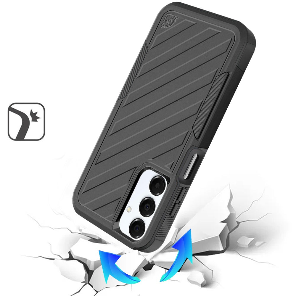 Shockproof Dual Layer Black/Black - Samsung A16 5G