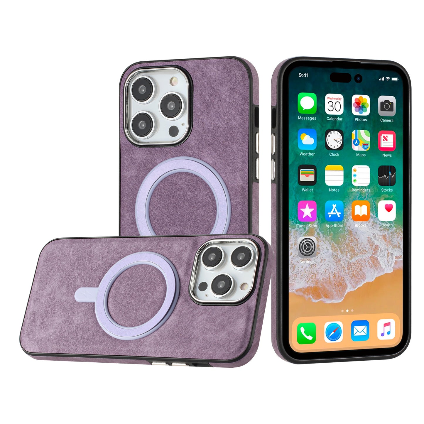 Vegan Case Cover Purple - iPhone 15