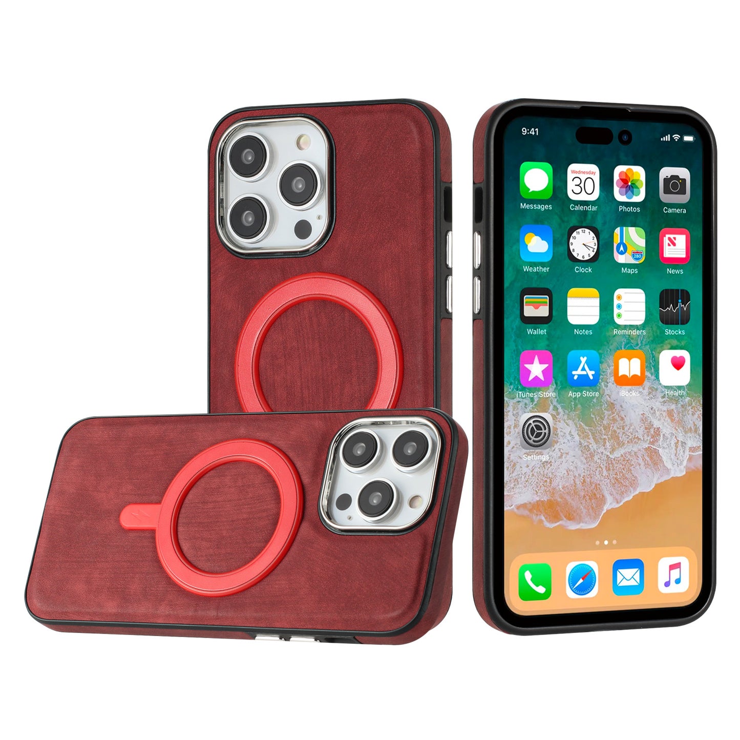 Vegan Case Cover Red - iPhone 15