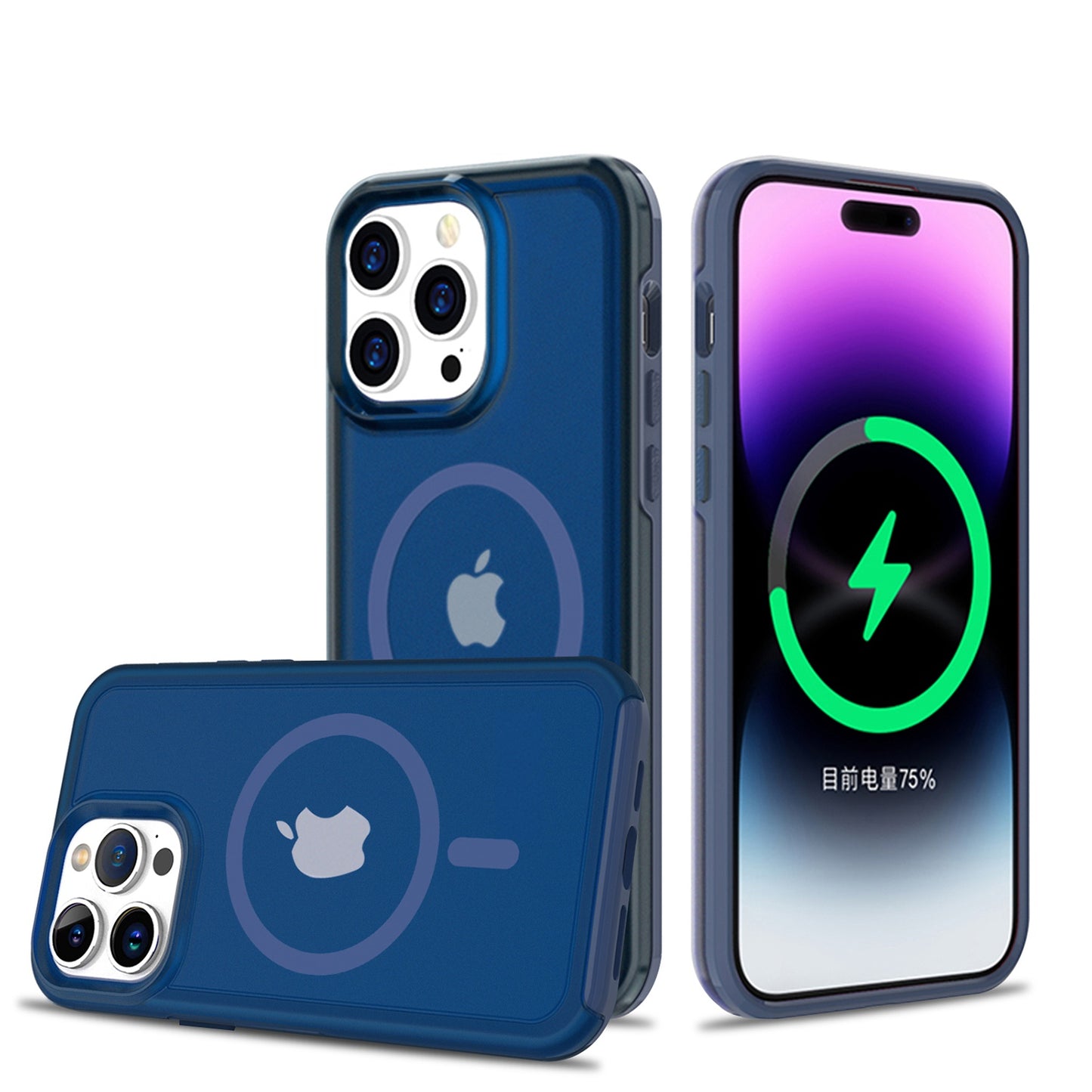 Glossy Dark Blue - iPhone 15
