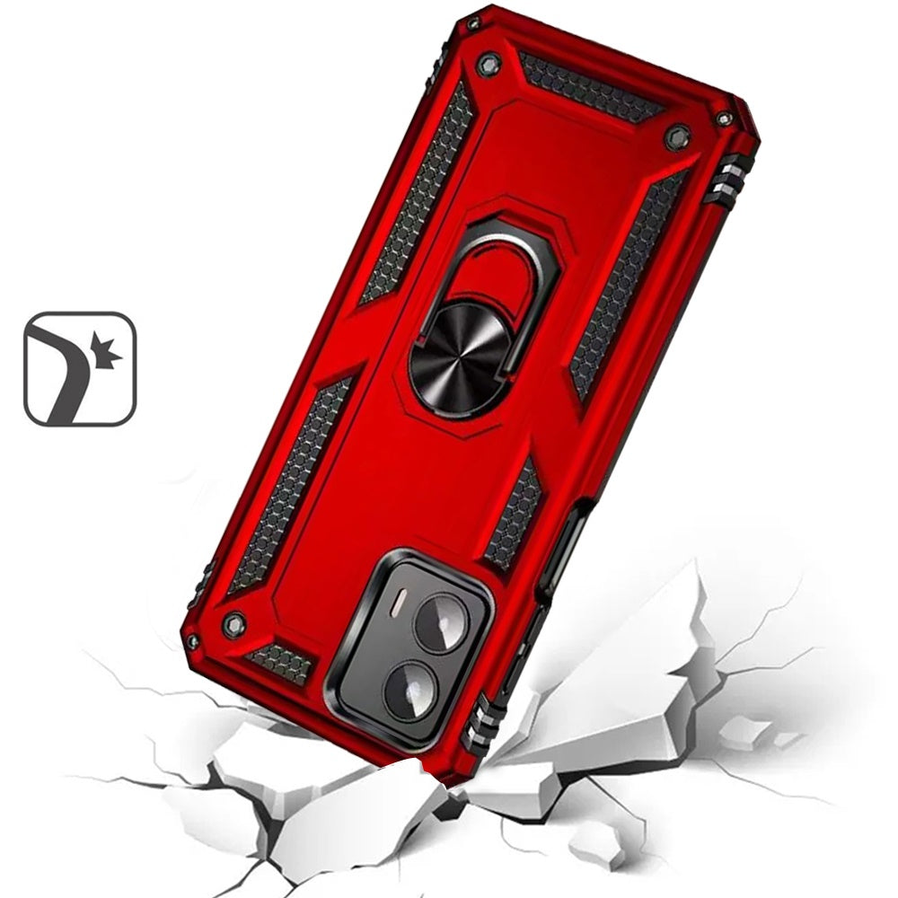 Ring Magnetic Kickstand Red - Motorola Moto G Stylus 5G 2024