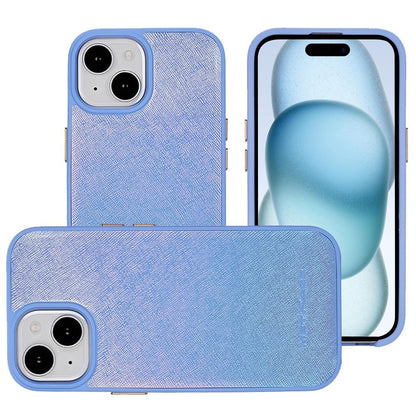 Two Tone Leather Case Blue - iPhone 15
