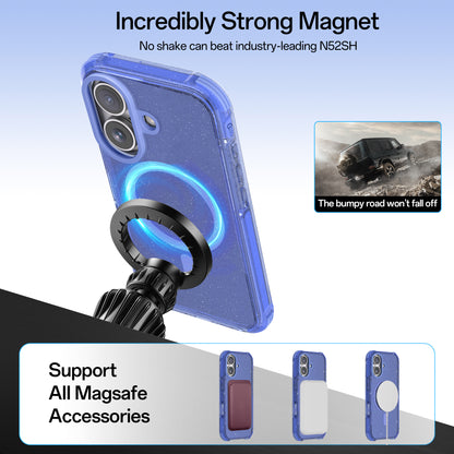 GLITTER MAGSAFE BLUE - IPHONE 16