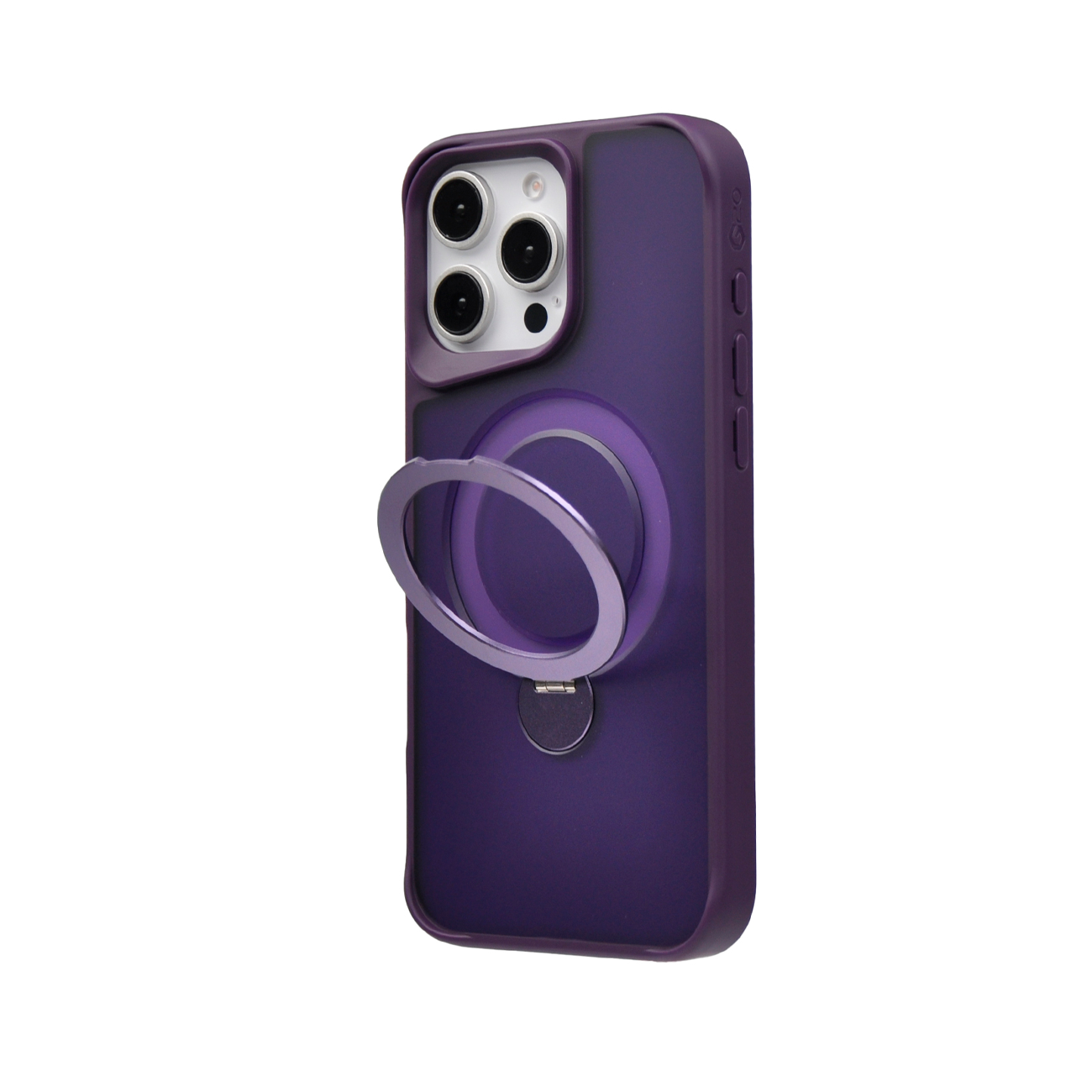 RUGGED 180 DEGREE MAGSAFE CASE PURPLE - IPHONE 16 PRO